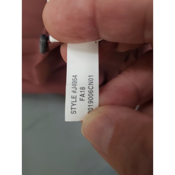 J Crew Always Pink Leopard Velvet Tank Top Size 8 Style J4954 - Picture 6 of 6